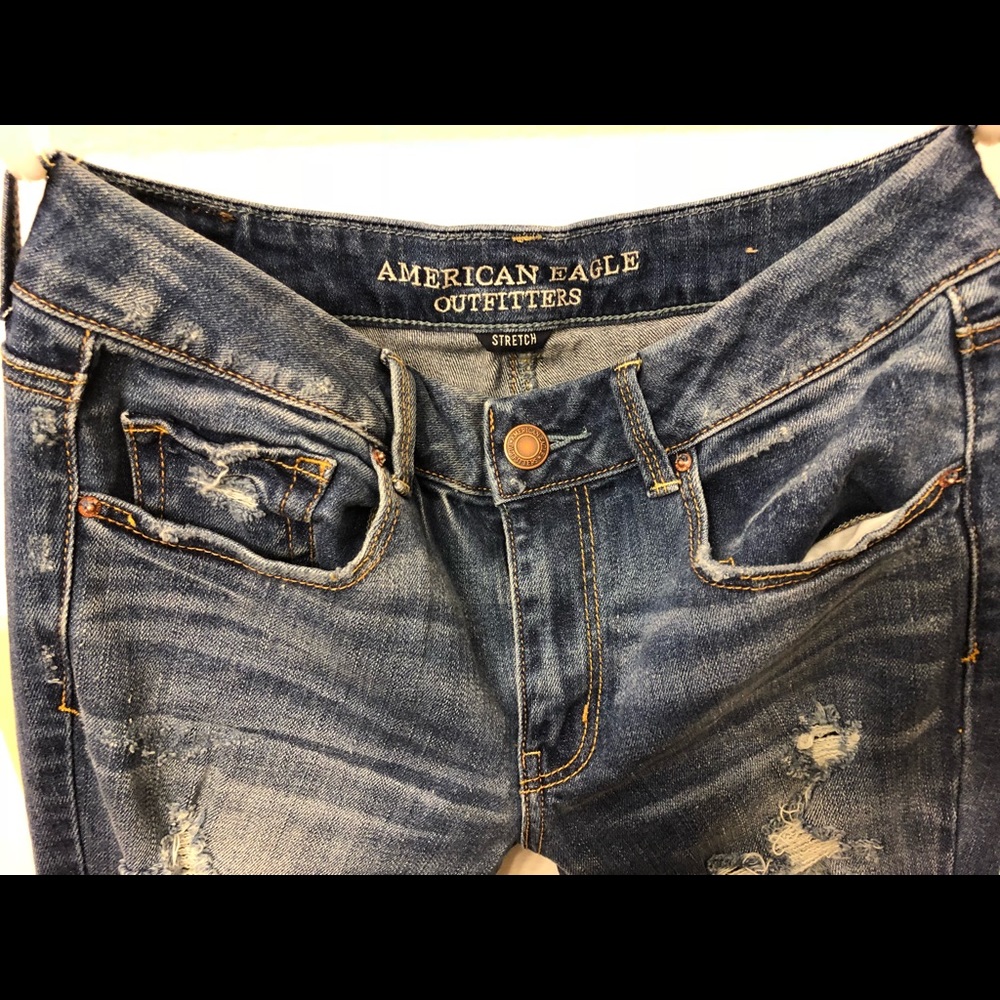 American Eagle Outfitters boho artist destroyed